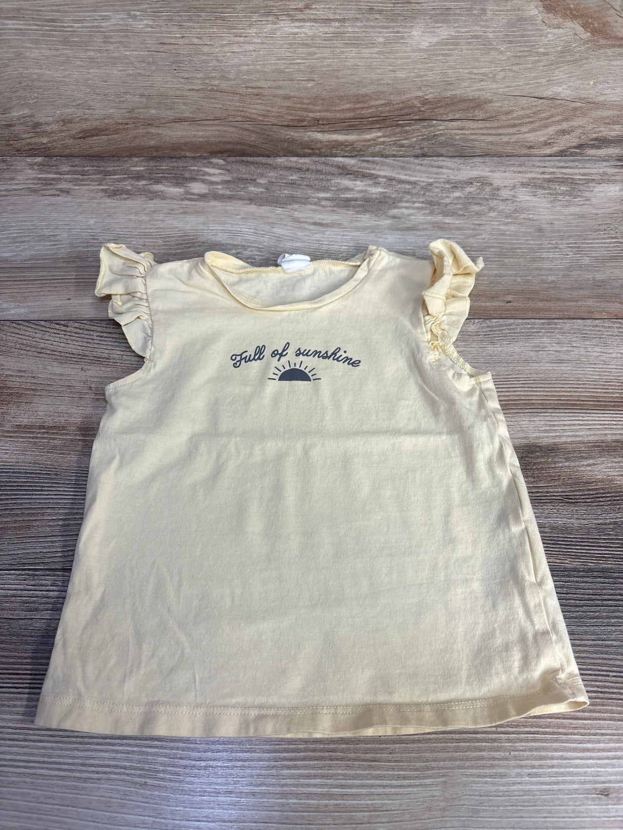 H&M Full Of Sunshine Shirt Yellow sz 18m - Me n Mommy To Be