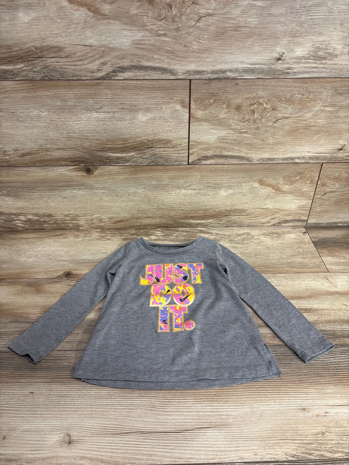 Nike Just Do It Shirt Grey sz 3T