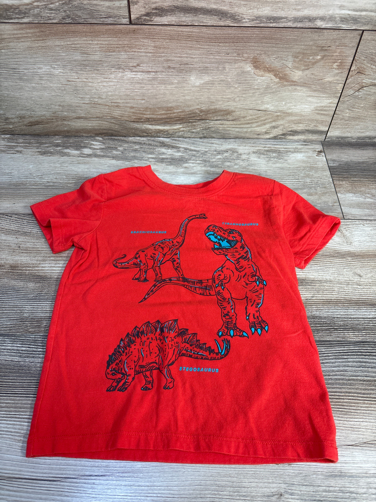 Cat & Jack Dinosaur Shirt Red sz 4T