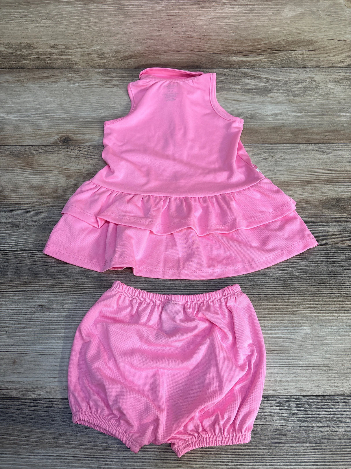 Bebe Sport Polo Dress & Shorts Pink sz 3-6m