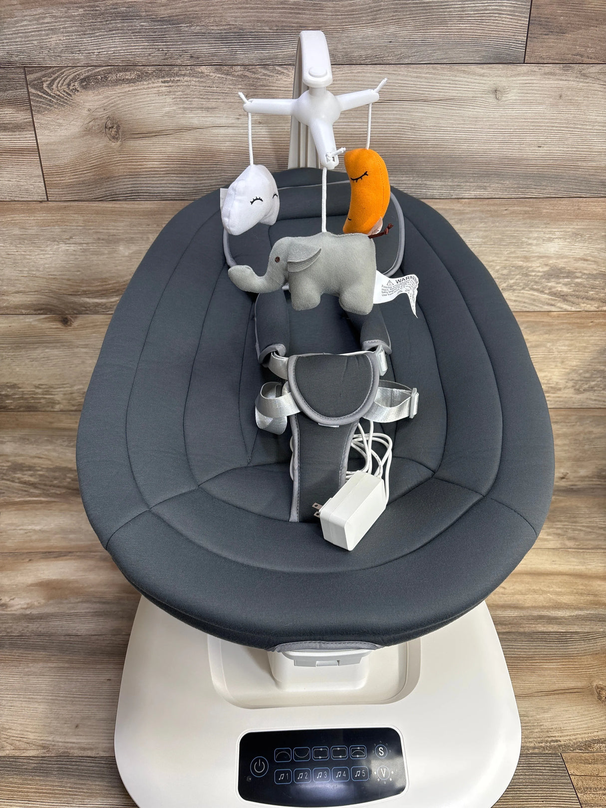 Ezebaby Electric Baby Swing Bluetooth Enabled & Remote Control - Grey