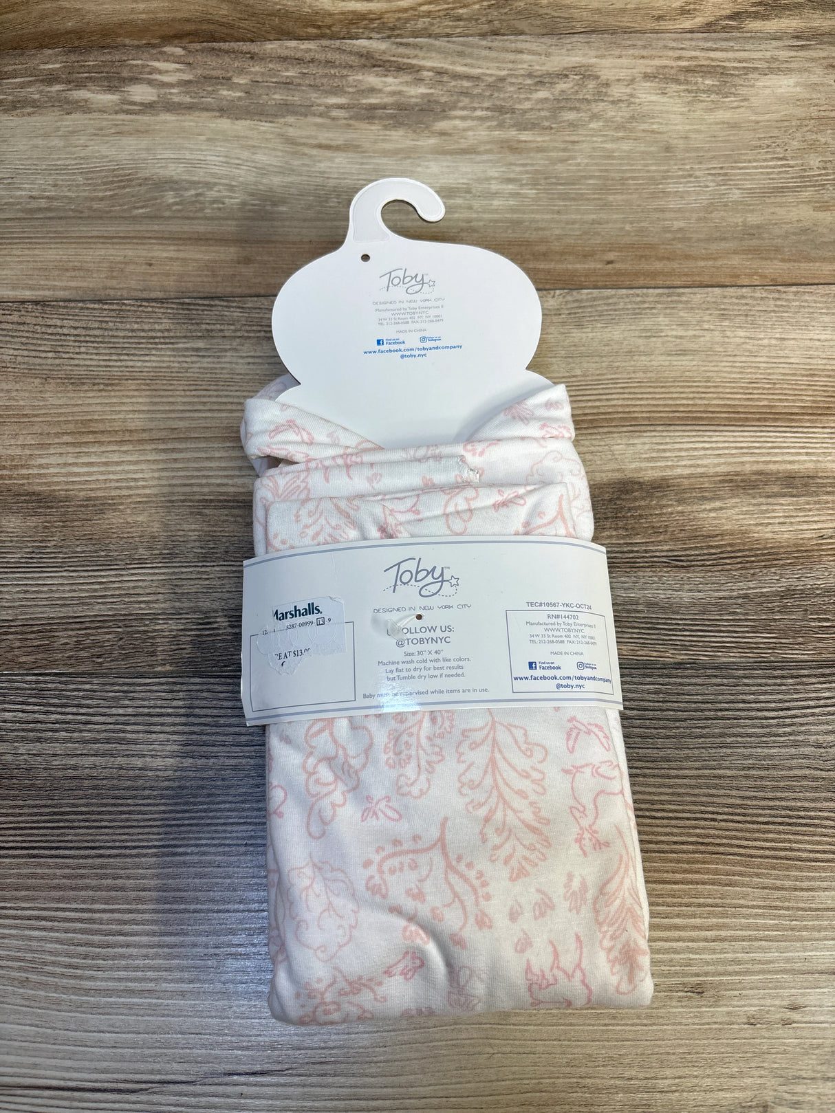 NEW Toby Newborn Arrival 3pc Set: Headband, Blanket, & Birthdisc Pink