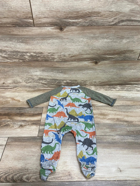 Mud Pie Dino Print Sleeper Green sz 3-6m - Me n Mommy To Be