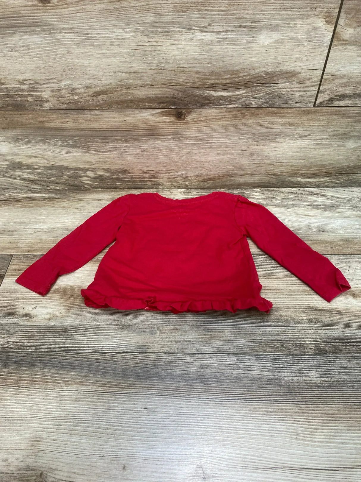 C&A Happy Girls Club Sparkle All The Way Shirt Red sz 12m - Me n Mommy To Be