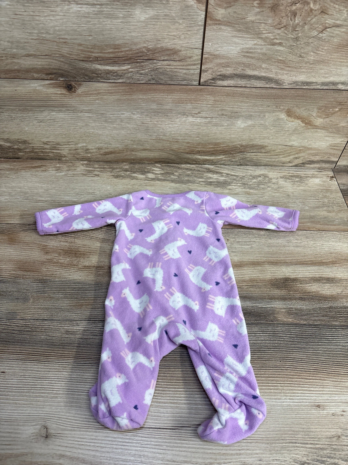 Simple Joys Sheep Print Blanket Sleeper Lilac sz Newborn