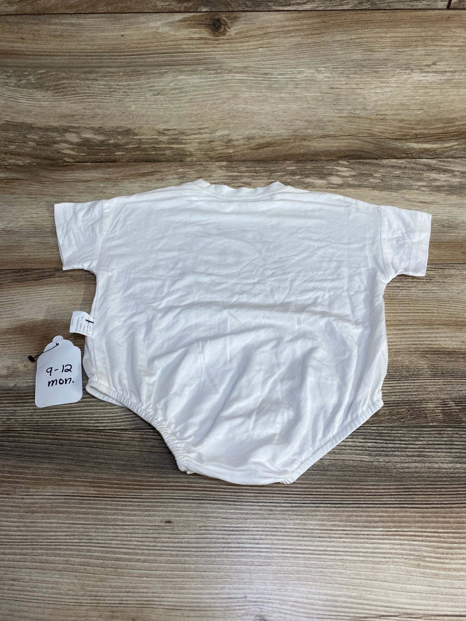 NEW Boitaoya Let The Good Times Roll Romper White sz 9-12m - Me n Mommy To Be