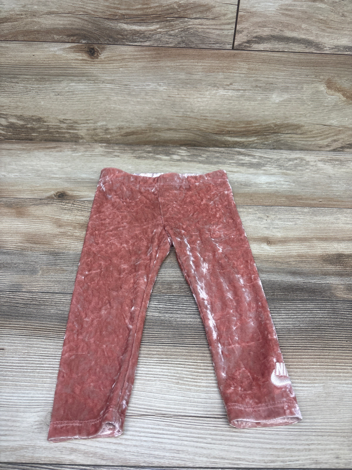 Nike Crushed Velvet Leggings Pink sz 2T