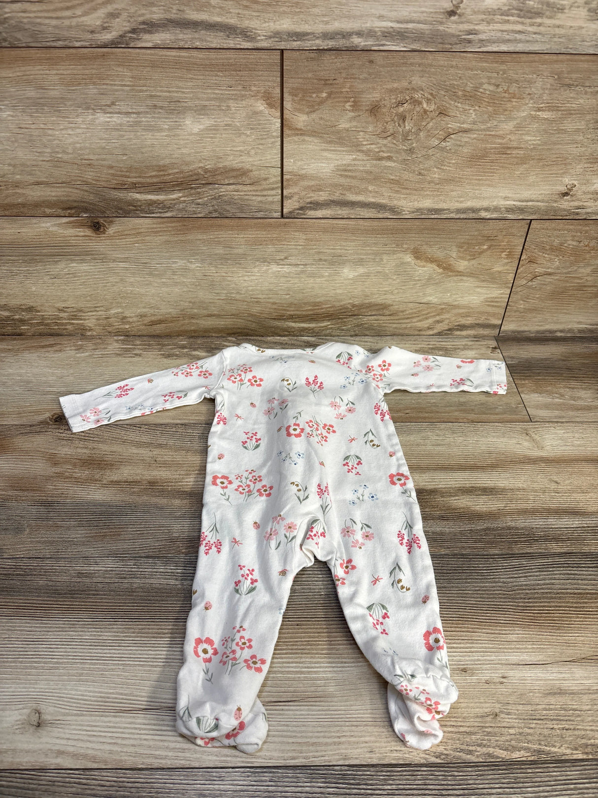 Just One You Floral Sleeper White sz 6m
