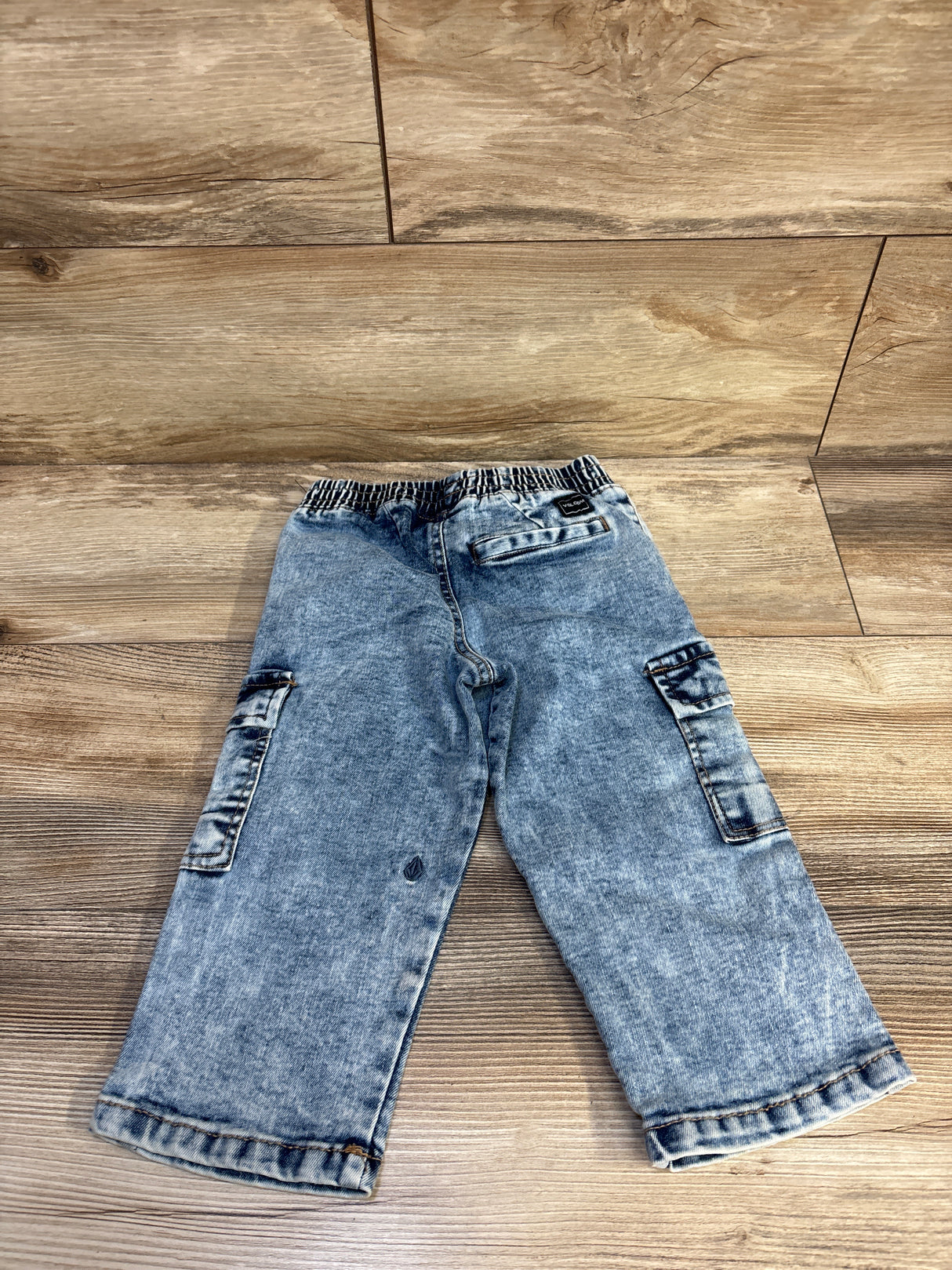 Volcom Cargo Drawstring Jeans Blue sz 2T