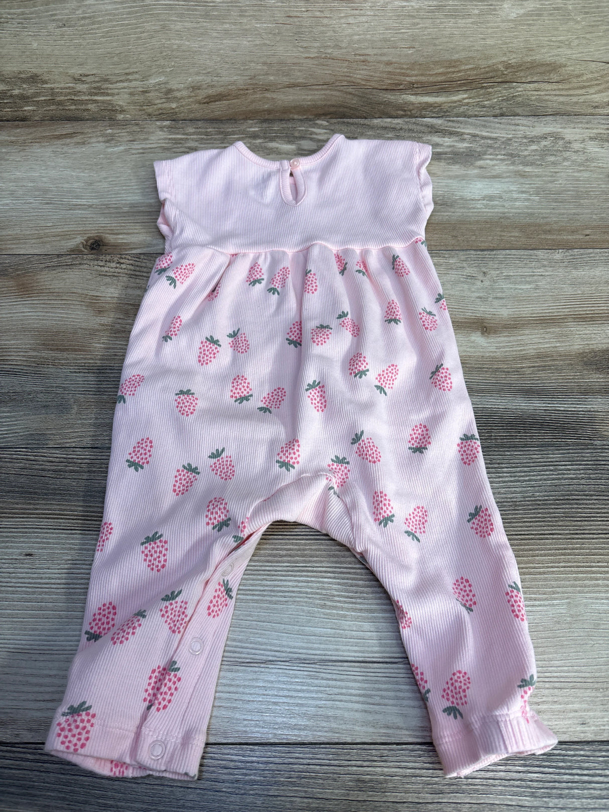 Just One You Ribbed Jumpsuit Pink sz 6m