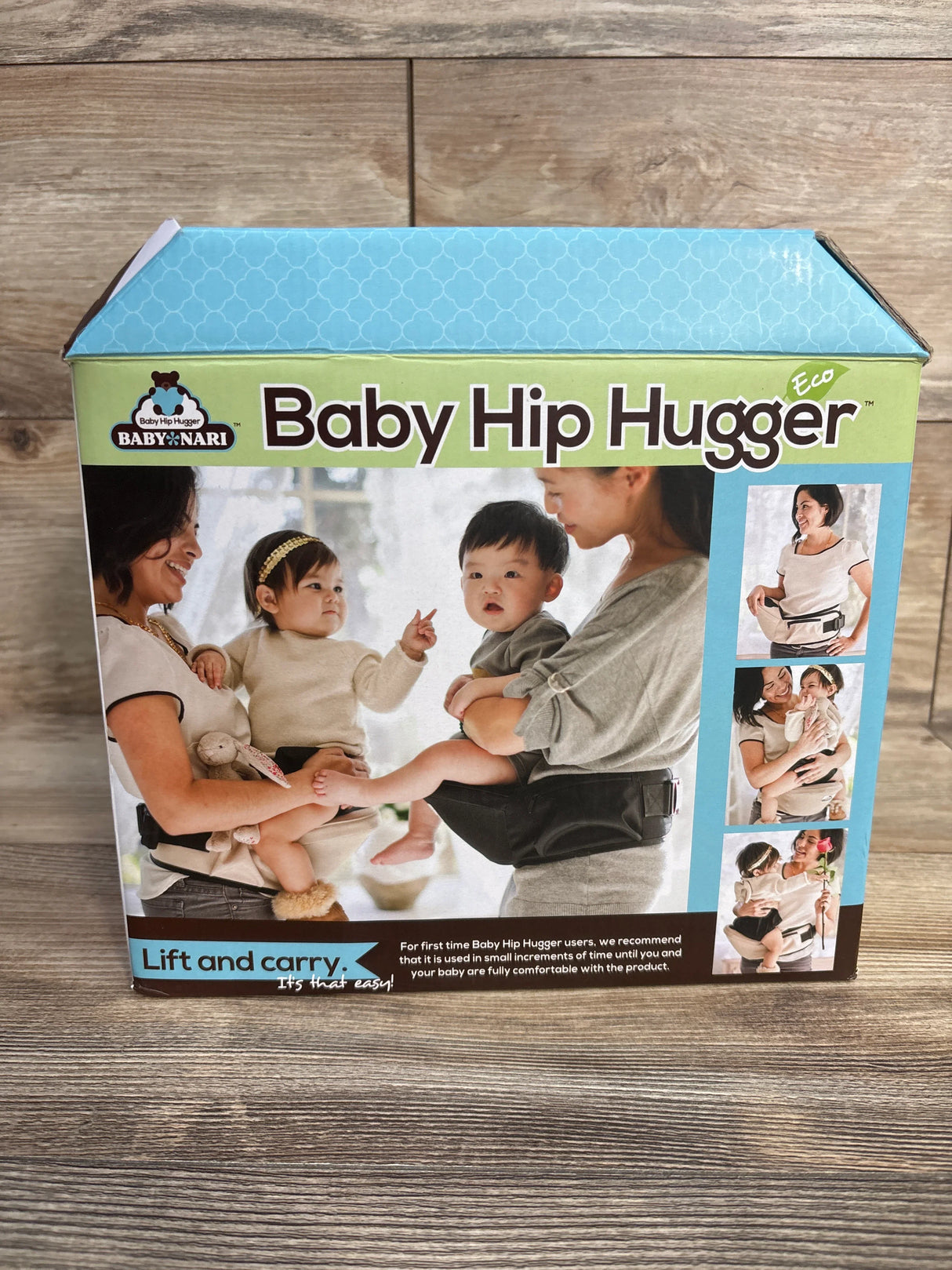 Baby Nari Baby Hip Hugger Hip Carrier, Black 4m-36m