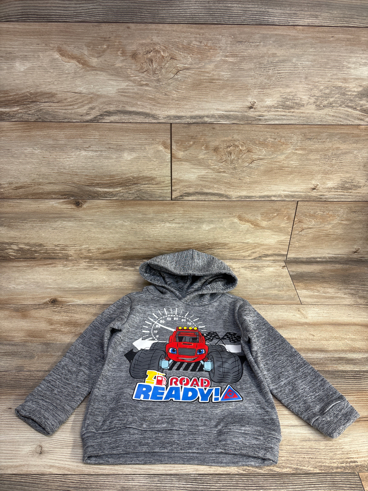 Nickelodeon Blaze & The Monster Machine Pull Over Hoodie Grey sz 3T