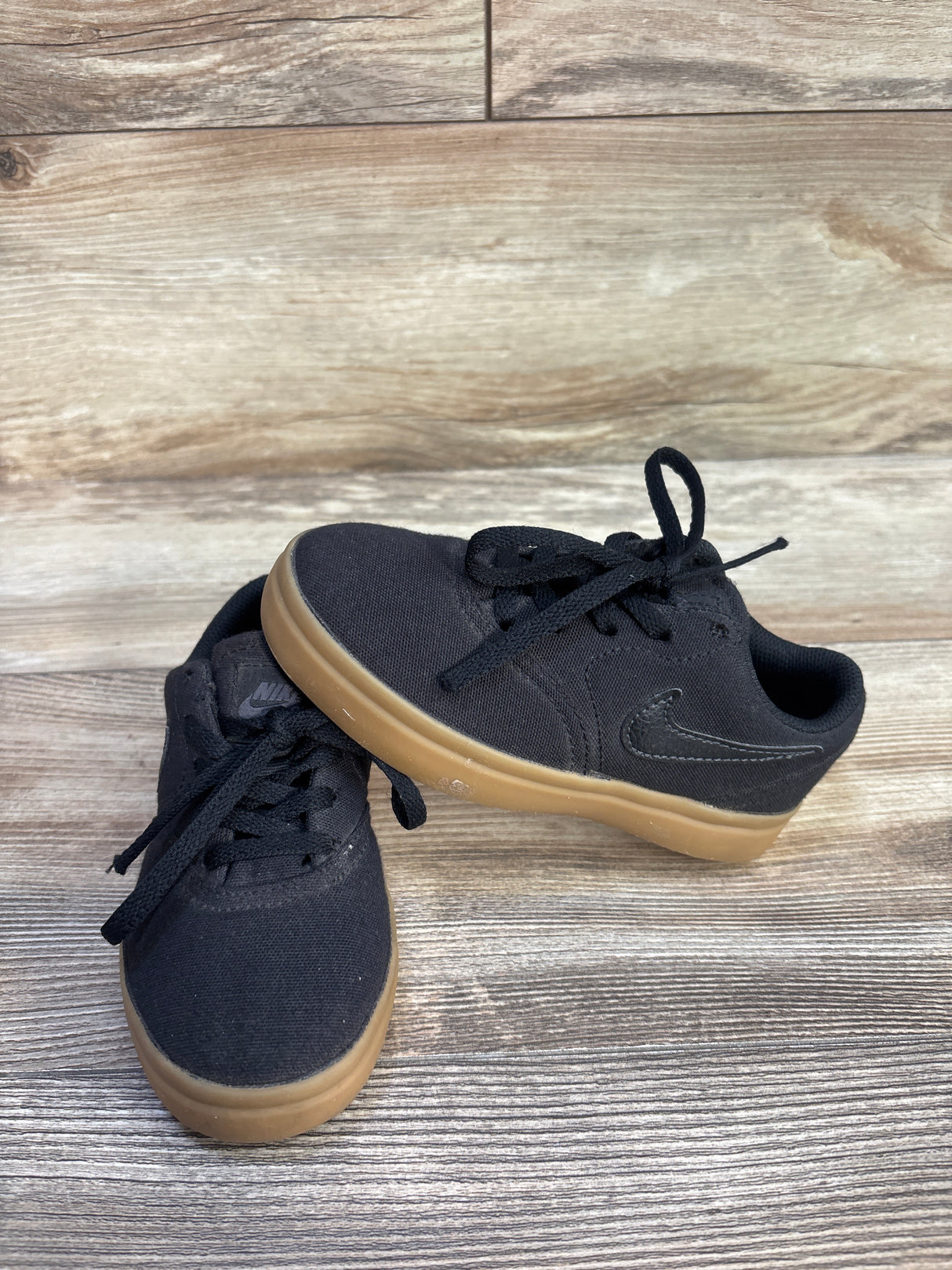 Nike Check Canvas SB PS 'Black Gum' Sneakers sz 10.5c
