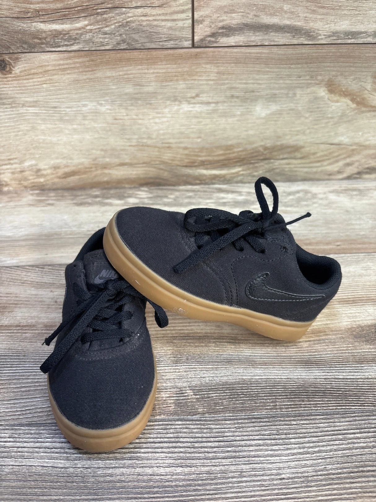 Nike Check Canvas SB PS 'Black Gum' Sneakers sz 10.5c