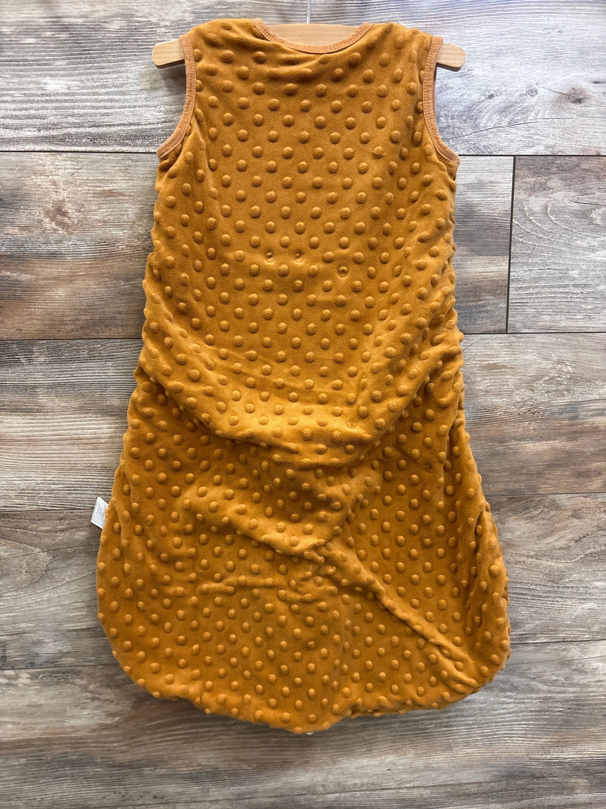 Yoofoss Minky Dot Sleep sack Caramel sz 6-12m