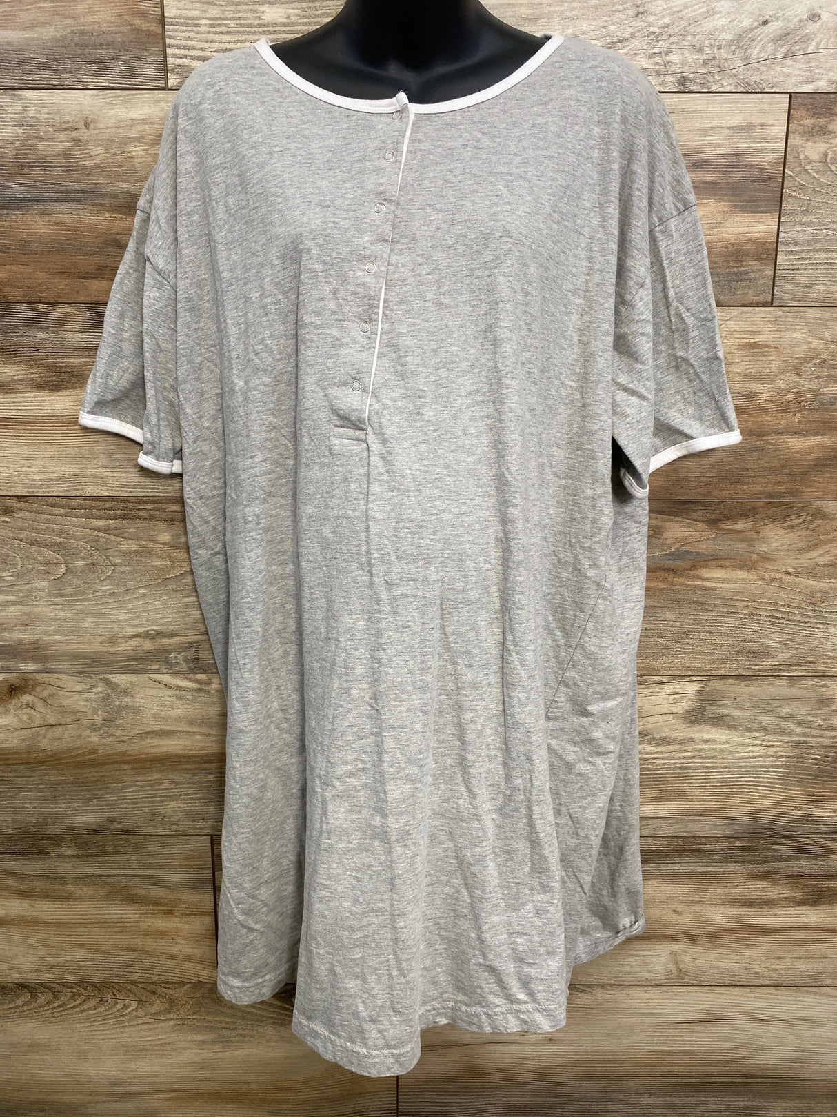 Swinging On A Star Maternity Nightshirt Grey One Size - Me n Mommy To Be