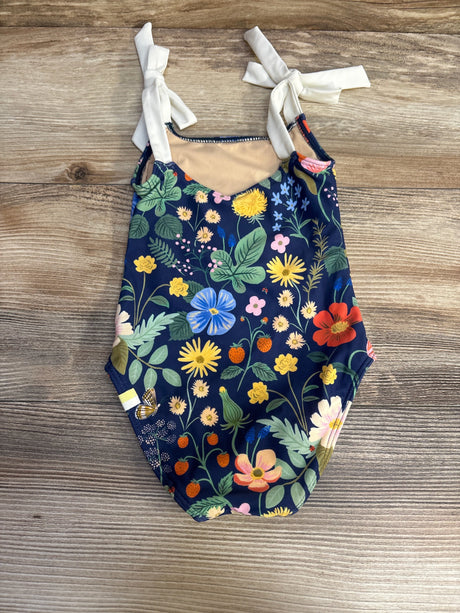 Summersalt 1pc Floral Swimsuit Navy sz 12-18m - Me n Mommy To Be