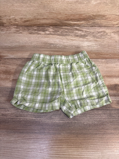 First Impressions Plaid Shorts Green sz 12m - Me n Mommy To Be