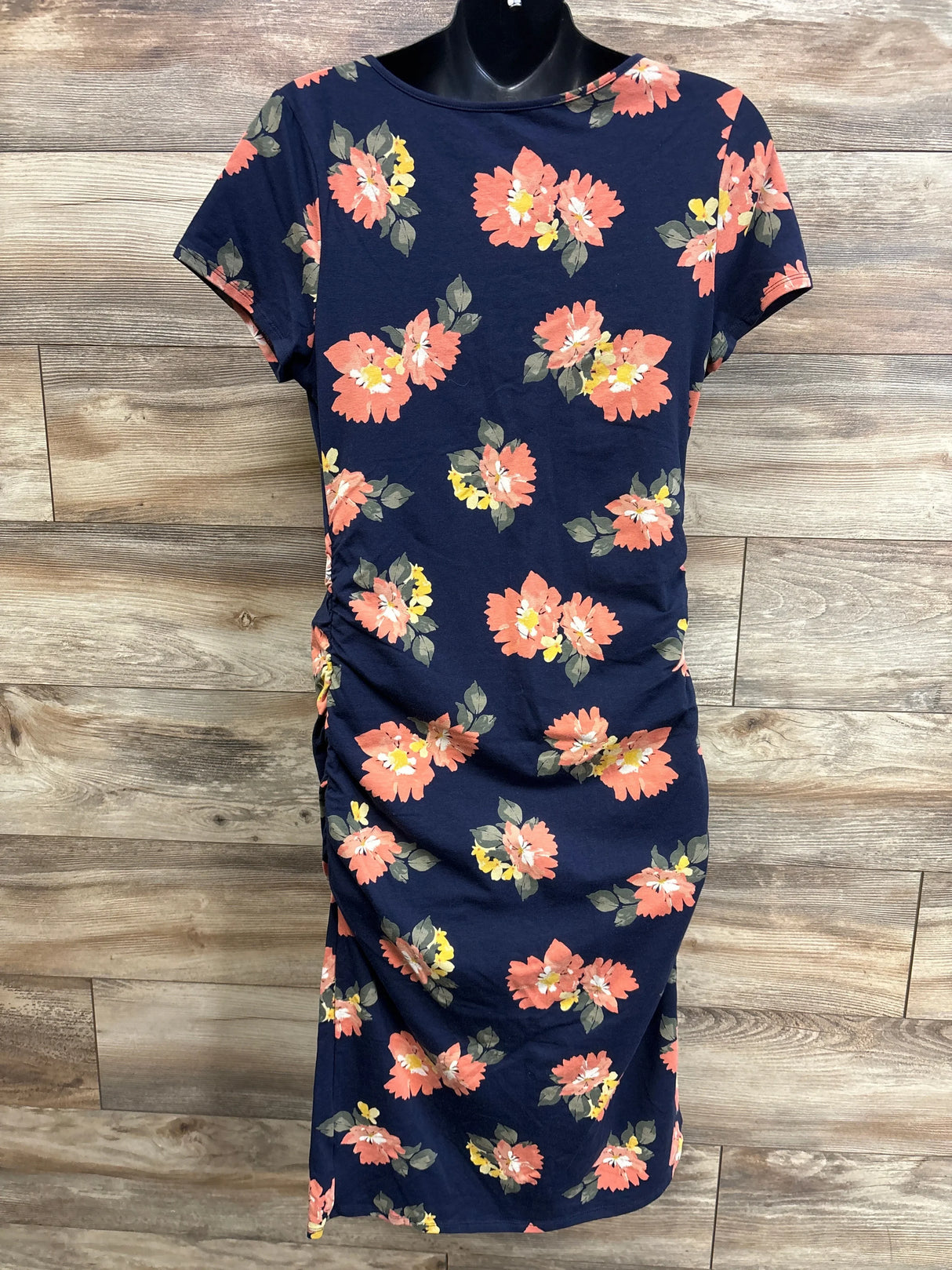 NEW Isabel Maternity Floral Bodycon Dress Navy sz XL