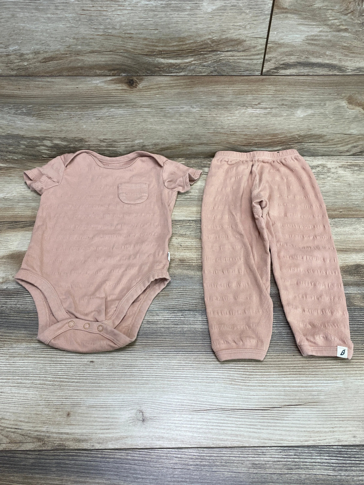 Easy-Peasy 2pc Bodysuit & Pants Terracotta sz 24m - Me n Mommy To Be