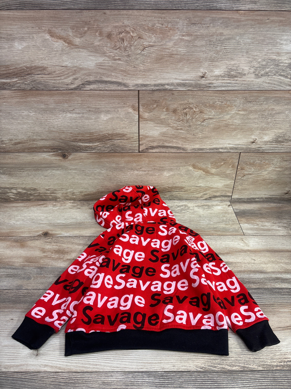 Sovereign State Savage Pullover Hoodie Red sz 4T