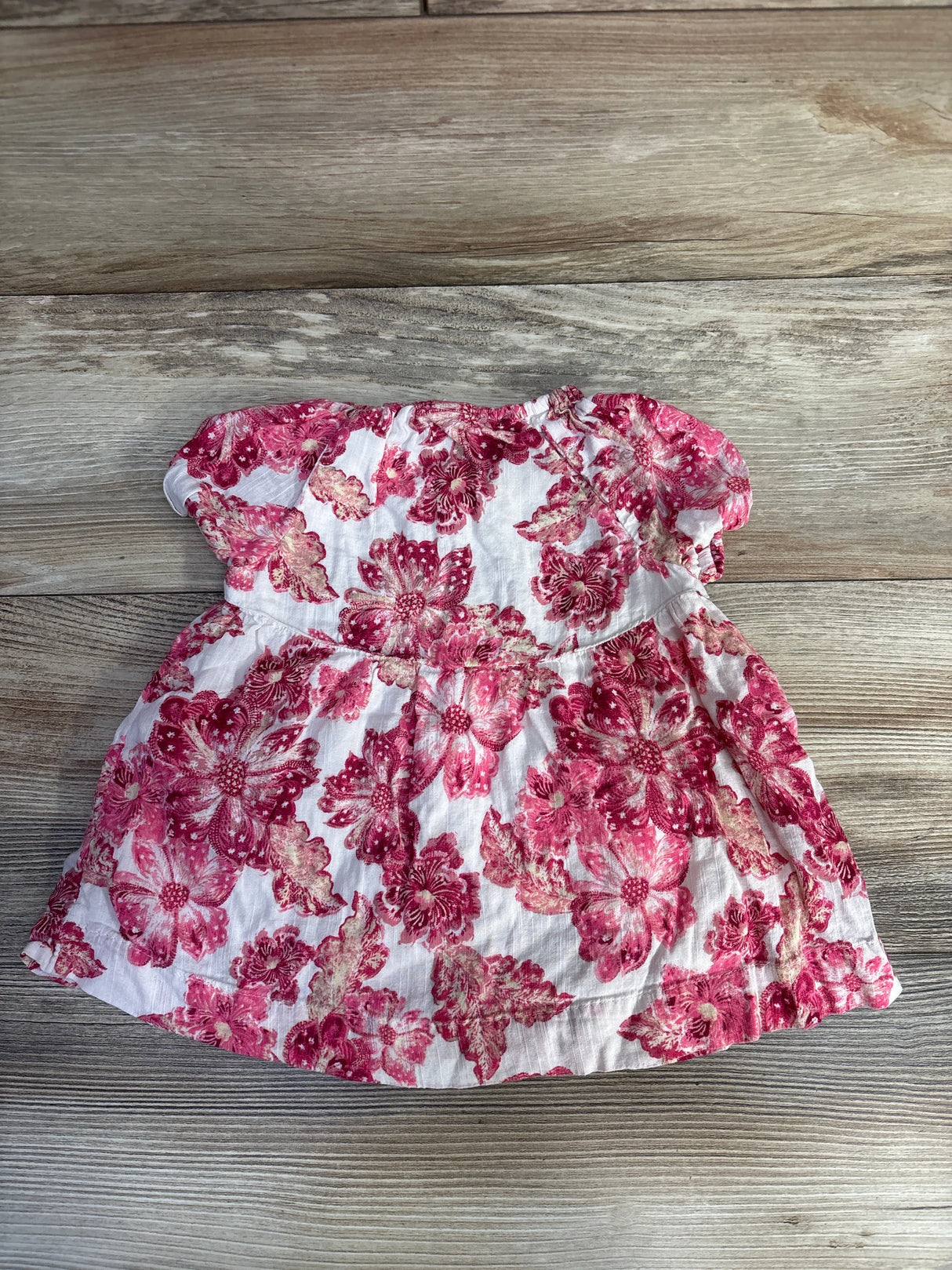 Old Navy Floral Tunic Shirt Pink sz 6-12m - Me n Mommy To Be