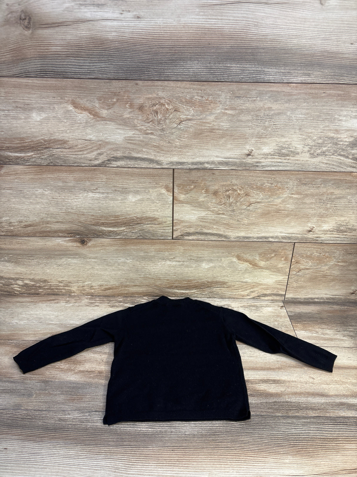Zara Long Sleeve Knit Turtleneck Shirt Black sz 3-4T
