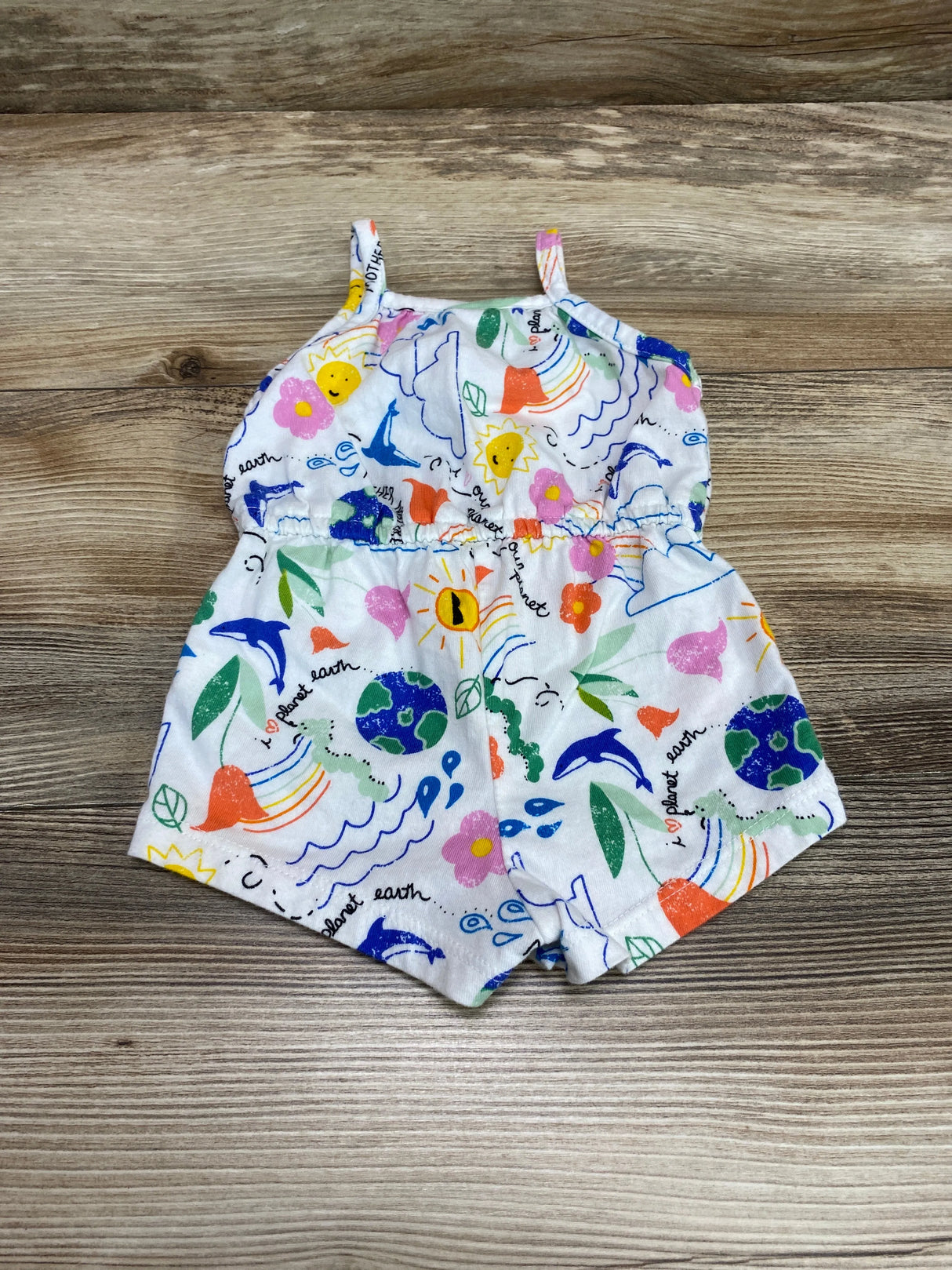 Old Navy Mother Nature Romper White sz 0-3m - Me n Mommy To Be
