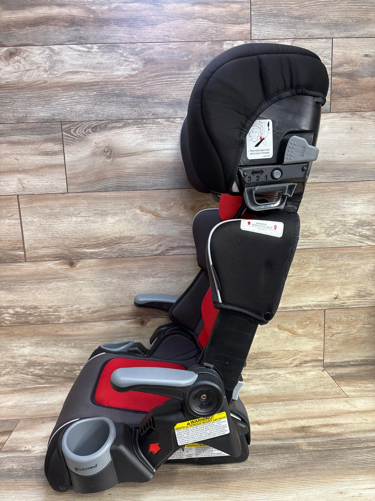 Baby Trend Protect 2-in-1 Folding Booster Seat Red