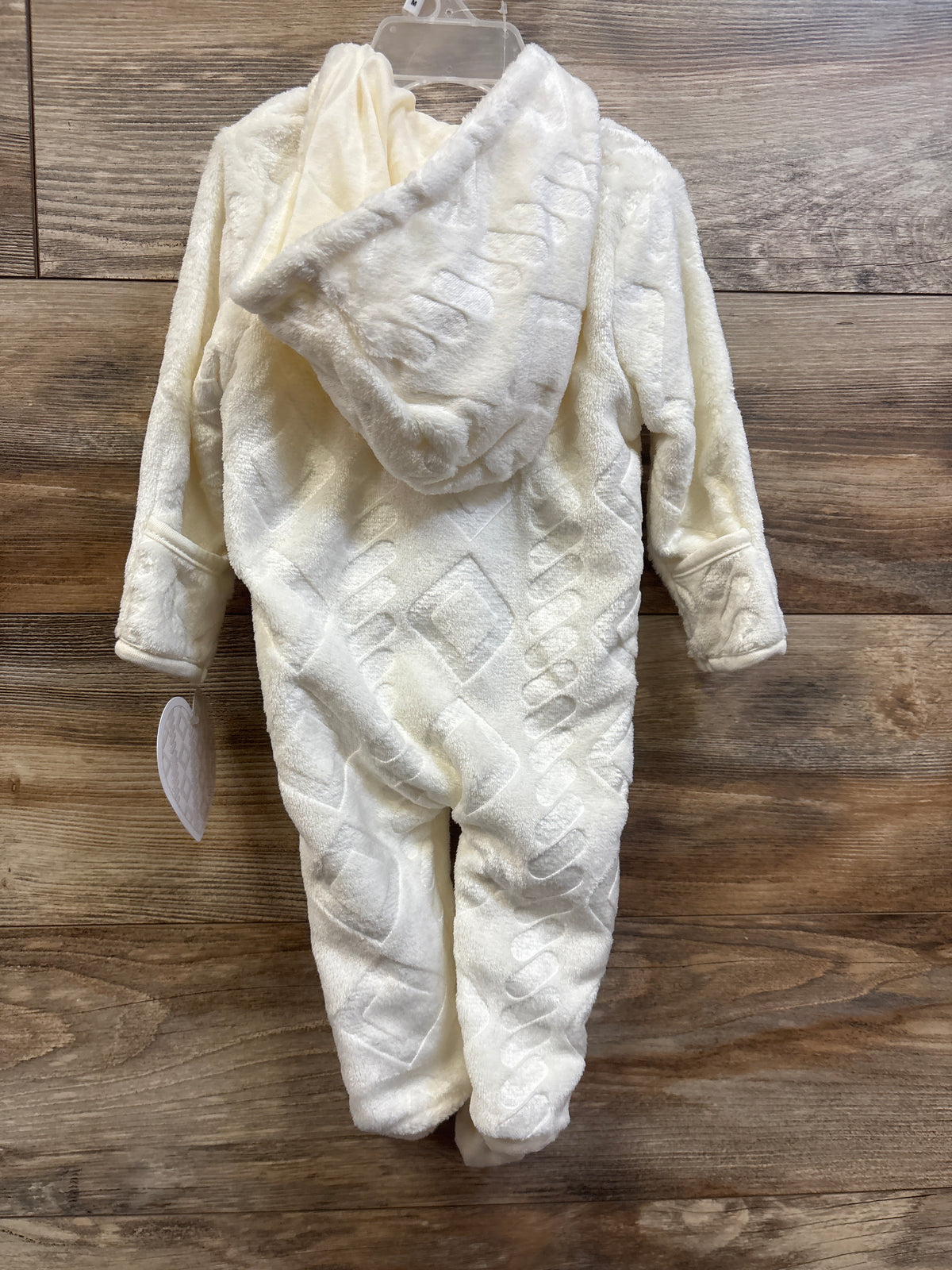 NEW Little Beginnings Plush Bunting Ivory sz 3/6m