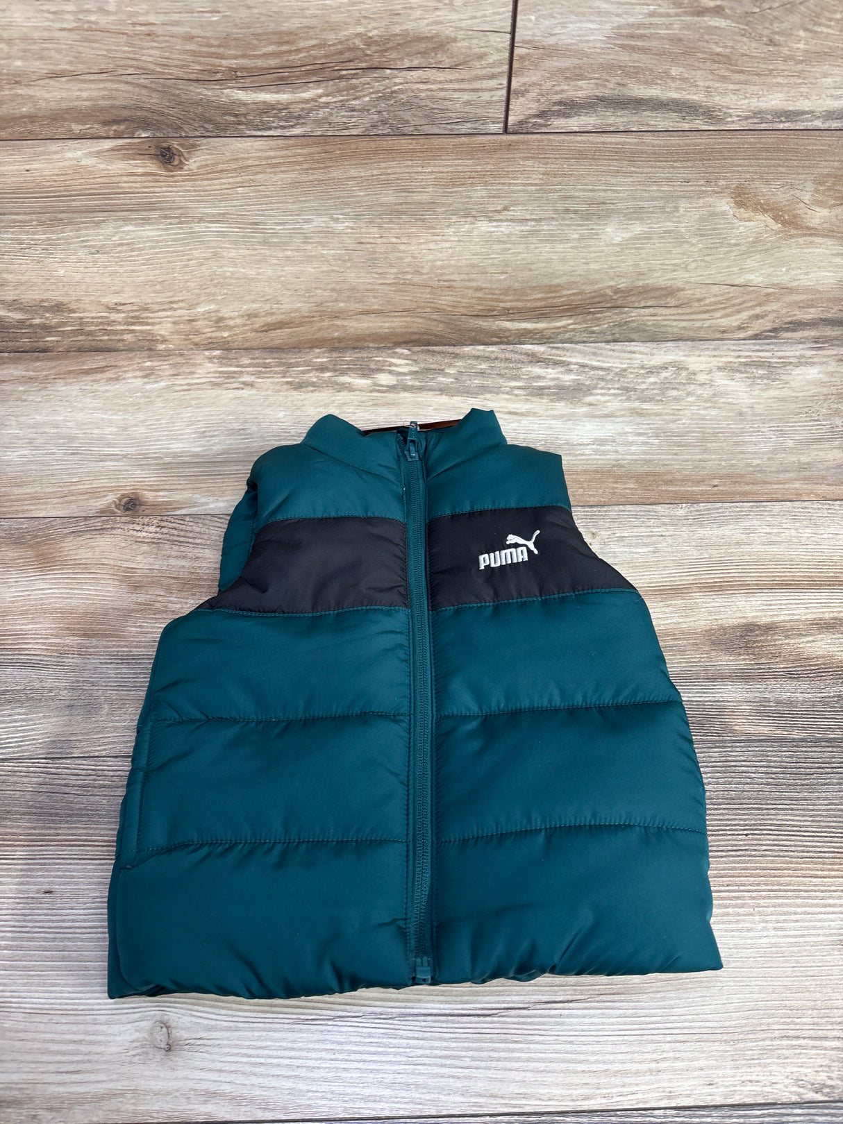 NEW Puma Puffer Vest Green sz 2T