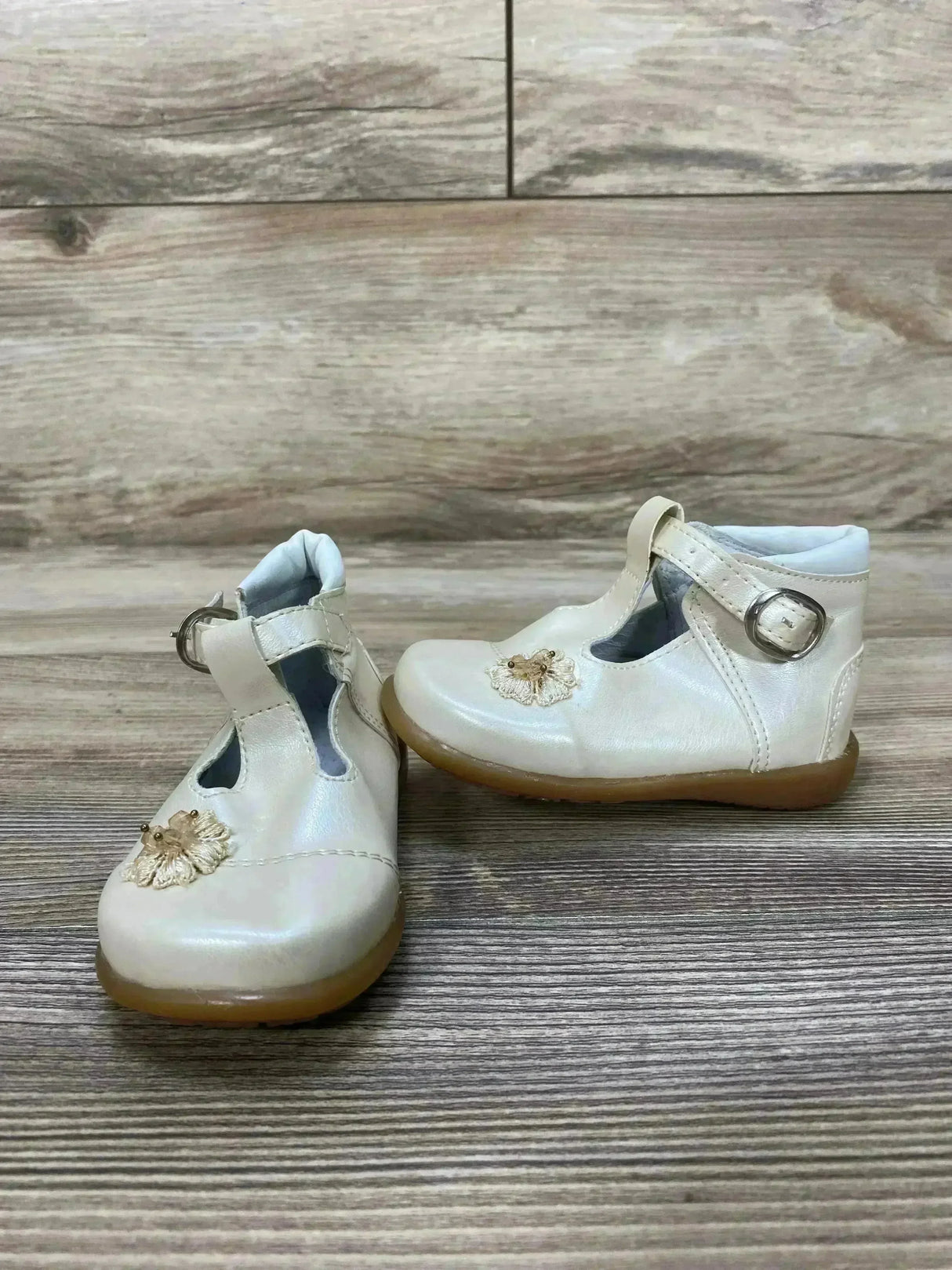 A&P Kids Shoes Girls' Mary Jane High Top Walkers Off White Sz 4c - Me n Mommy To Be