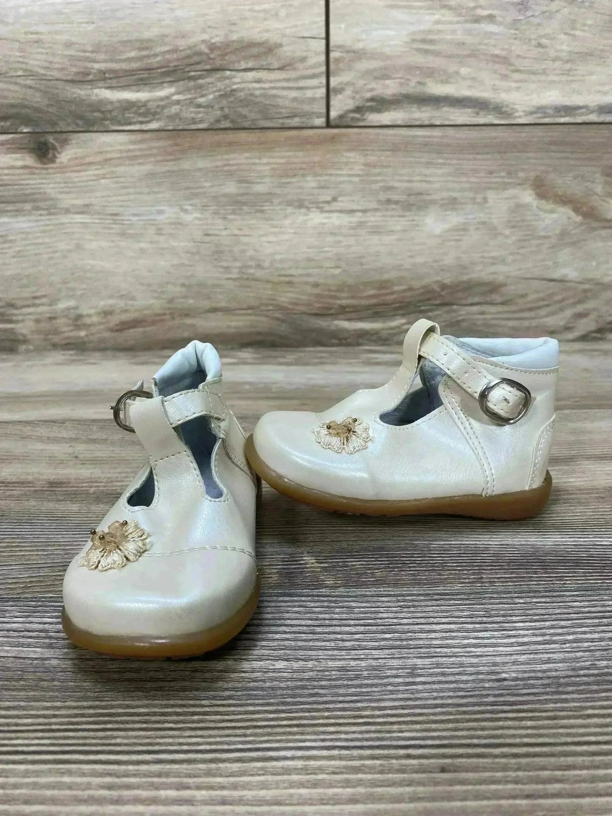 A&P Kids Shoes Girls' Mary Jane High Top Walkers Off White Sz 4c - Me n Mommy To Be
