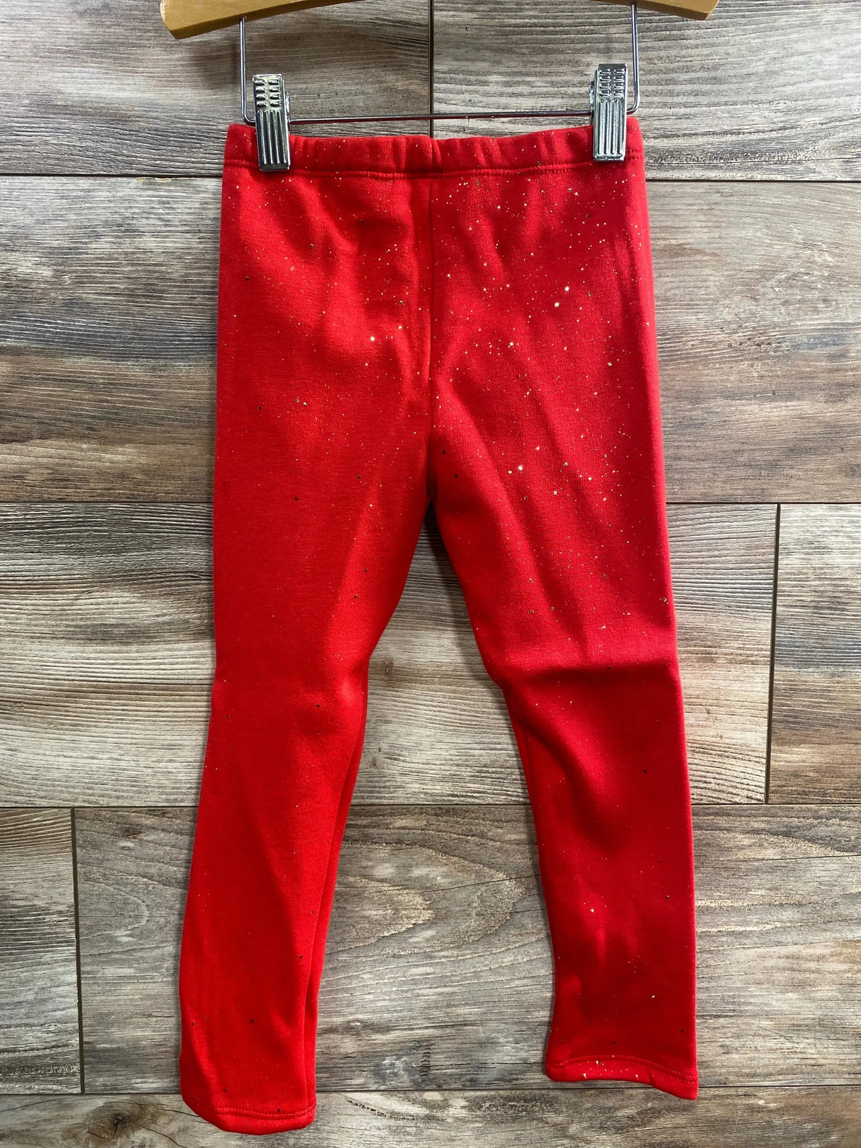 NEW Okie Dokie Tokyo Red Fleece Lined Legging sz 4T - Me n Mommy To Be