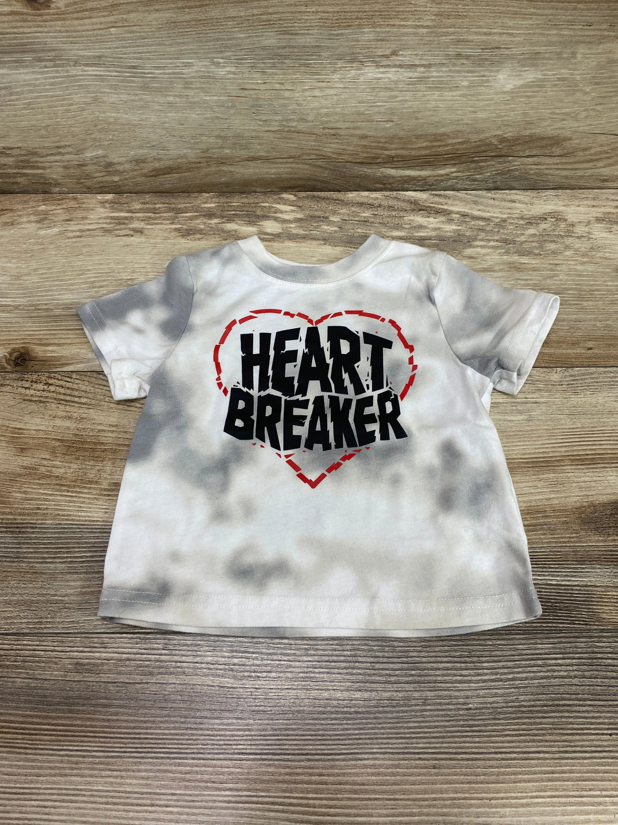Celebrate Heart Breaker Shirt White/Grey sz 12m - Me n Mommy To Be