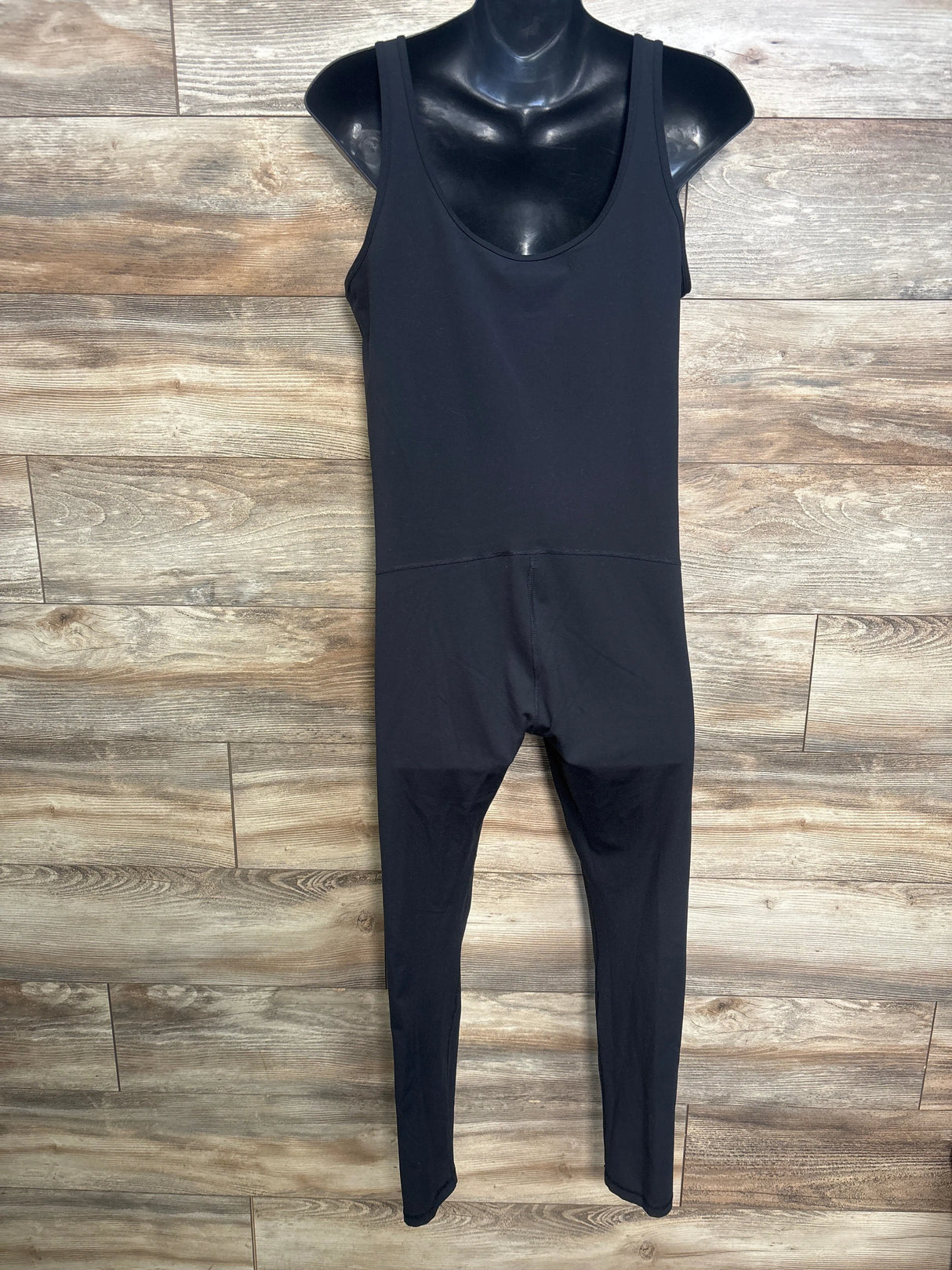 Isabel Maternity Sleeveless Unitard Jumpsuit Black sz Large
