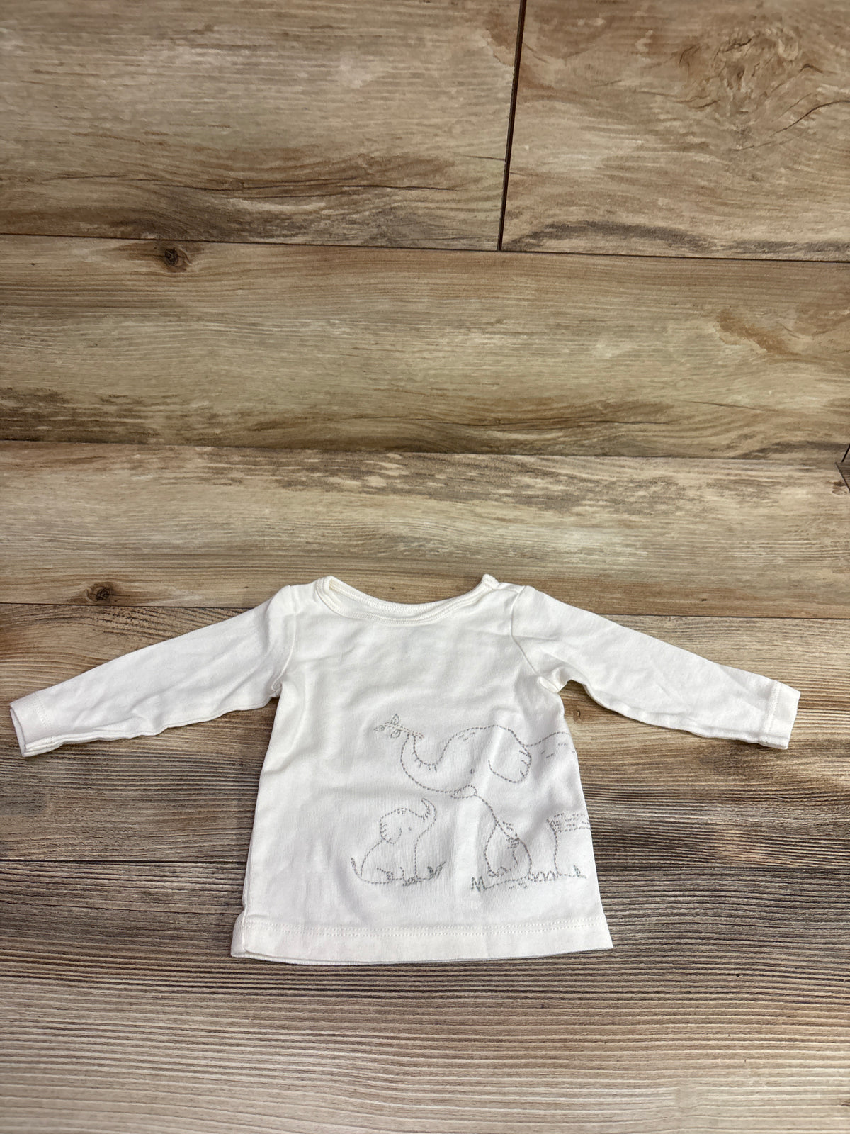Carter's Long Sleeve Shirt White sz 3m