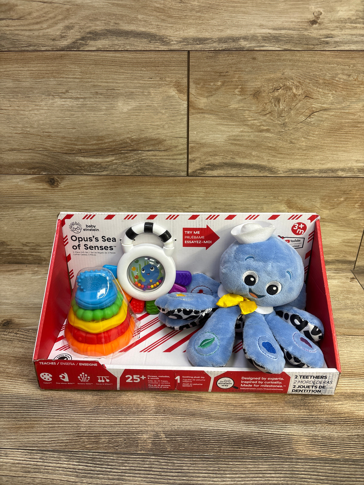 NEW Baby Einstein Opus's Sea of Senses Baby Toy Gift Set