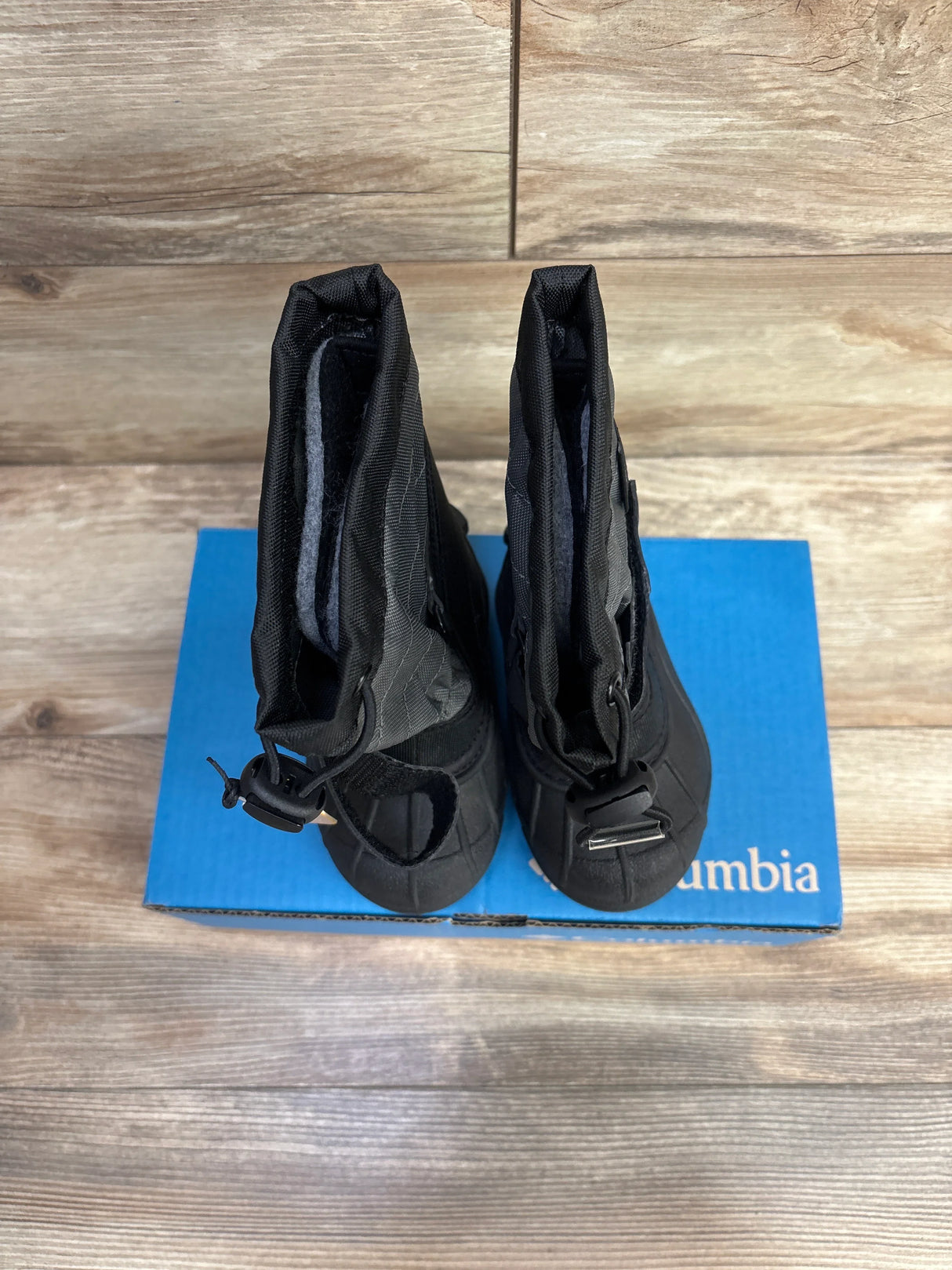 NEW Columbia Powderbug Plus II Snow Boots Black sz 7c