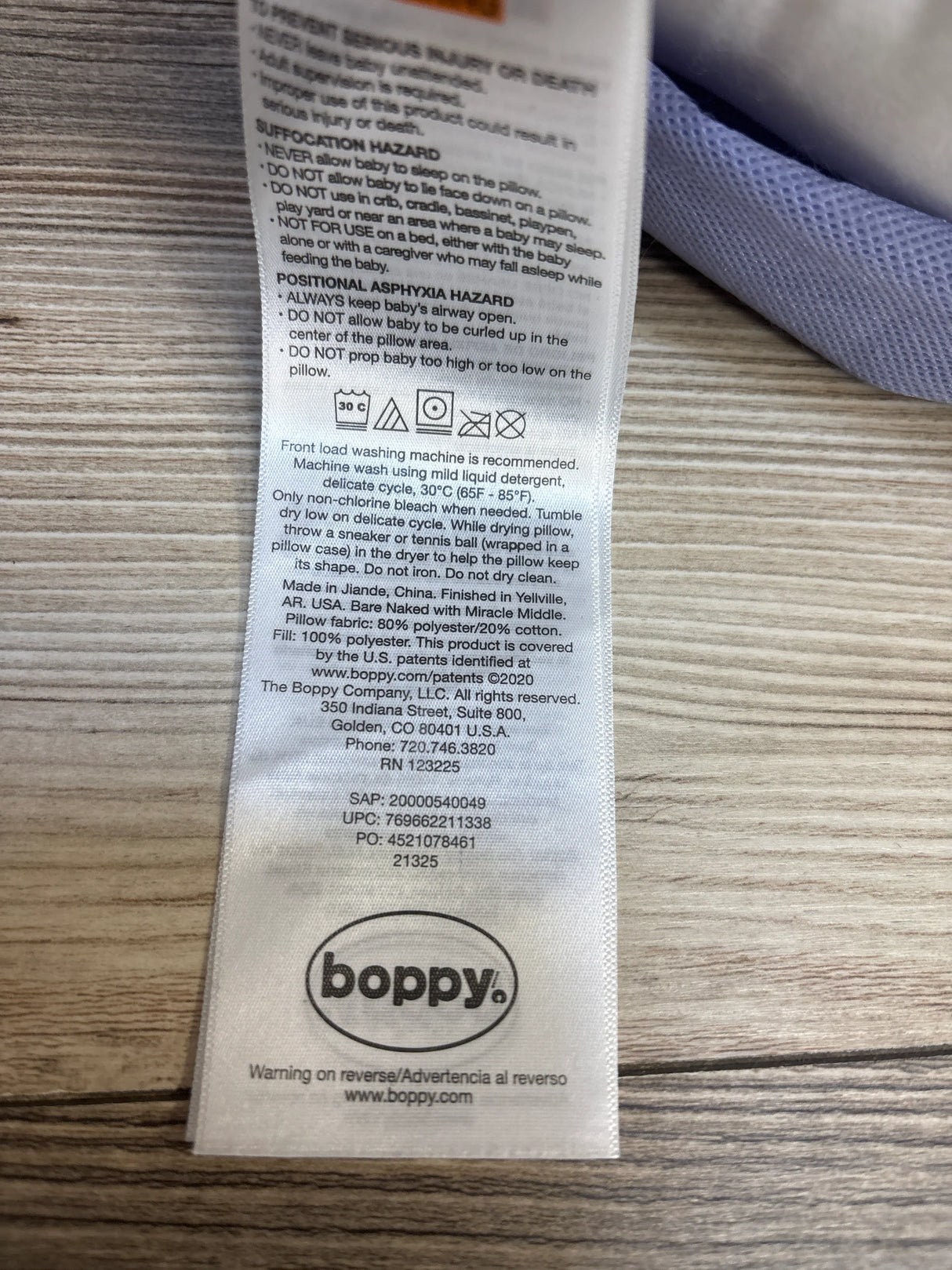 Boppy Bare Nurisng Pillow