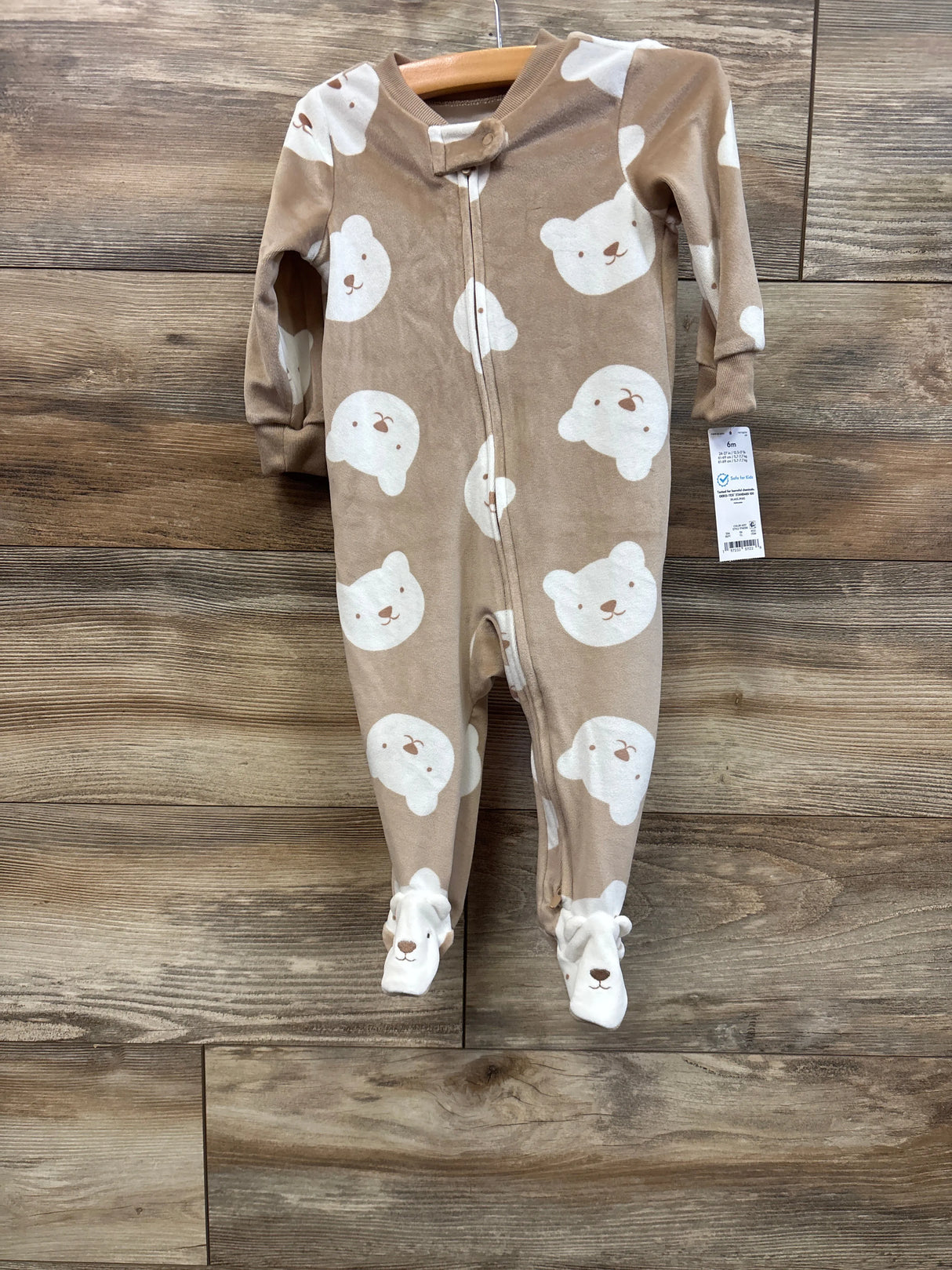 NEW Just One You Blanket Sleeper Brown sz 6m