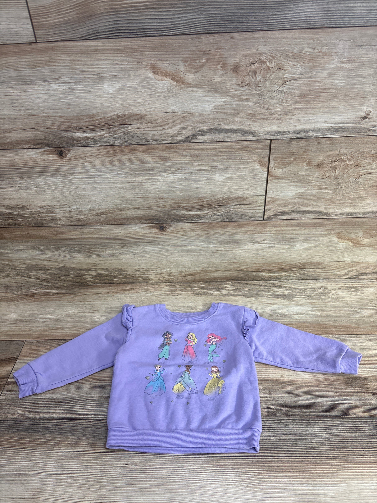 Disney Princess Sweatshirt Purple sz 2T
