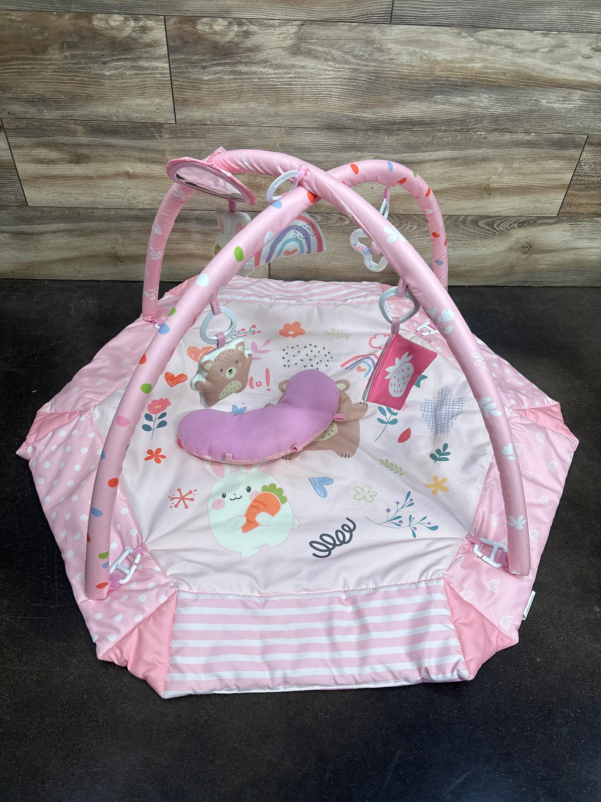 Jyusmile Baby Gym Play Mat - Pink