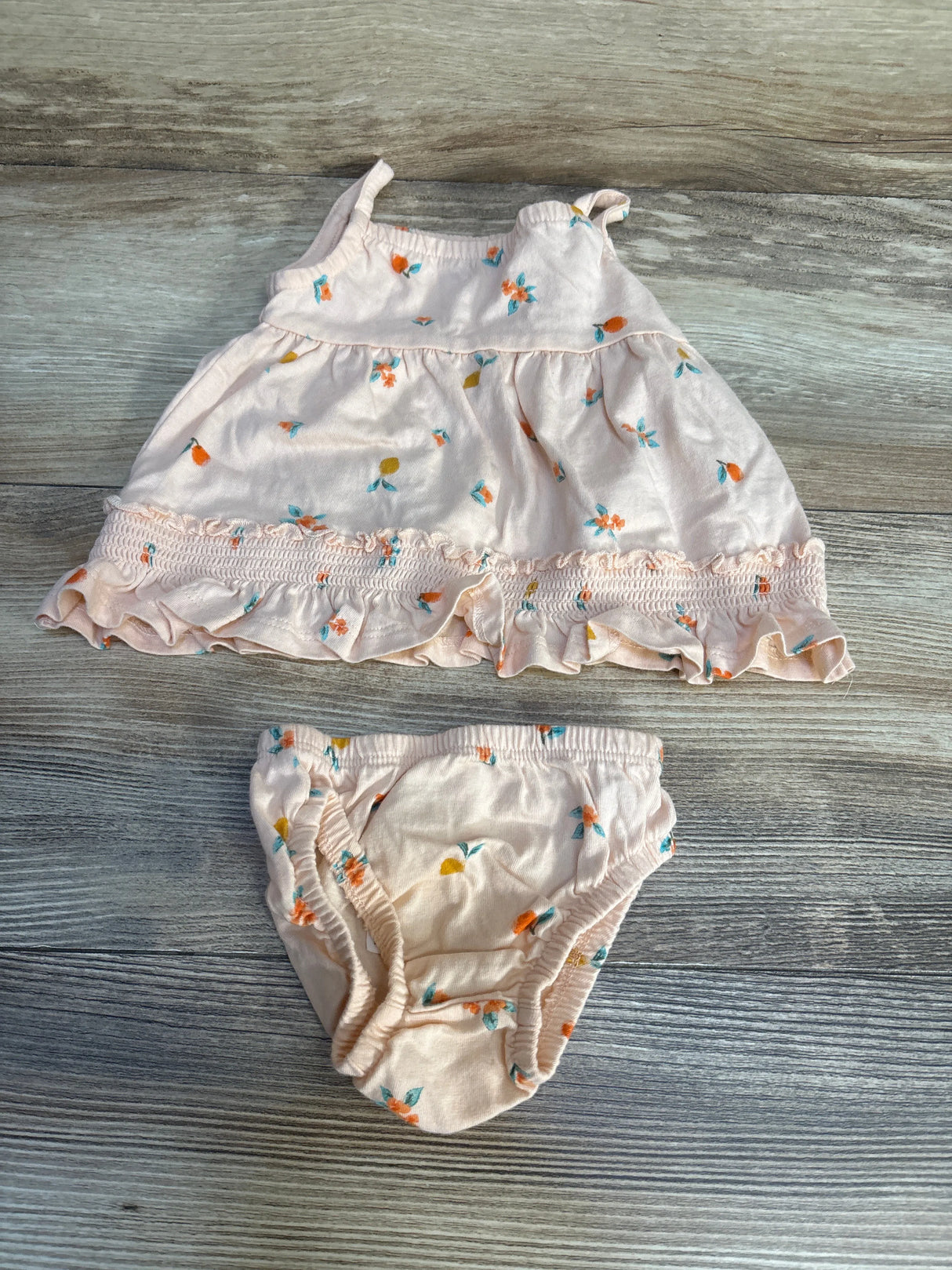 Carter's 2pc Floral Top & Bottoms Set Pink sz Newborn
