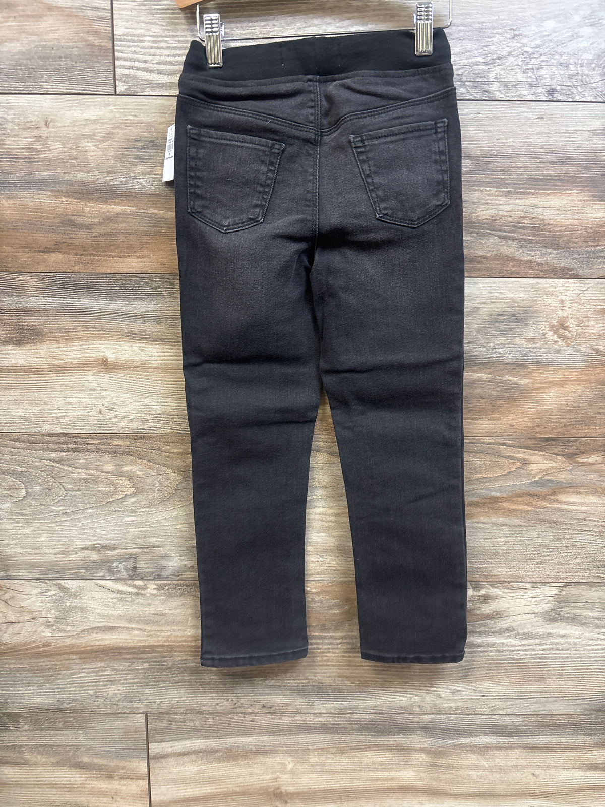 NEW Old Navy Rib-Knit Skinny 360 Stretch Distressed Jeans Black sz 5T