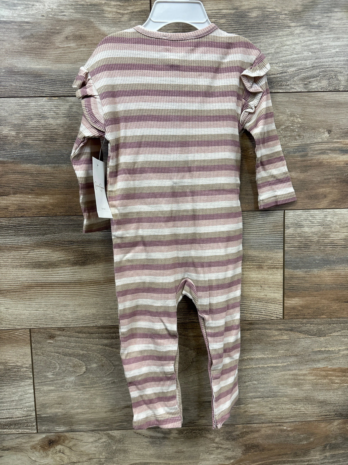 NEW Jessica Simpson Ribbed Striped Coverall Multicolored sz 6-9m