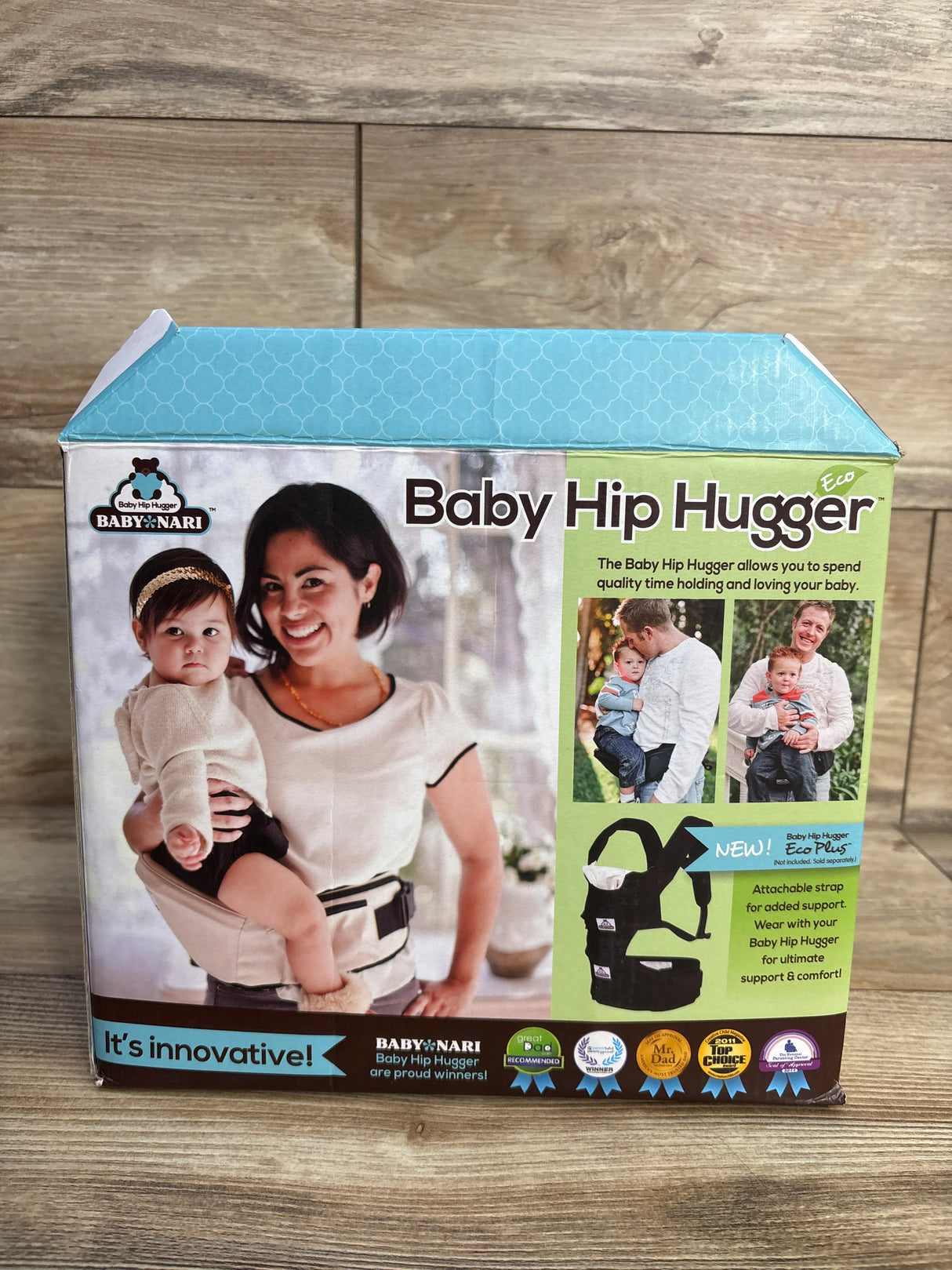 Baby Nari Baby Hip Hugger Hip Carrier, Black 4m-36m