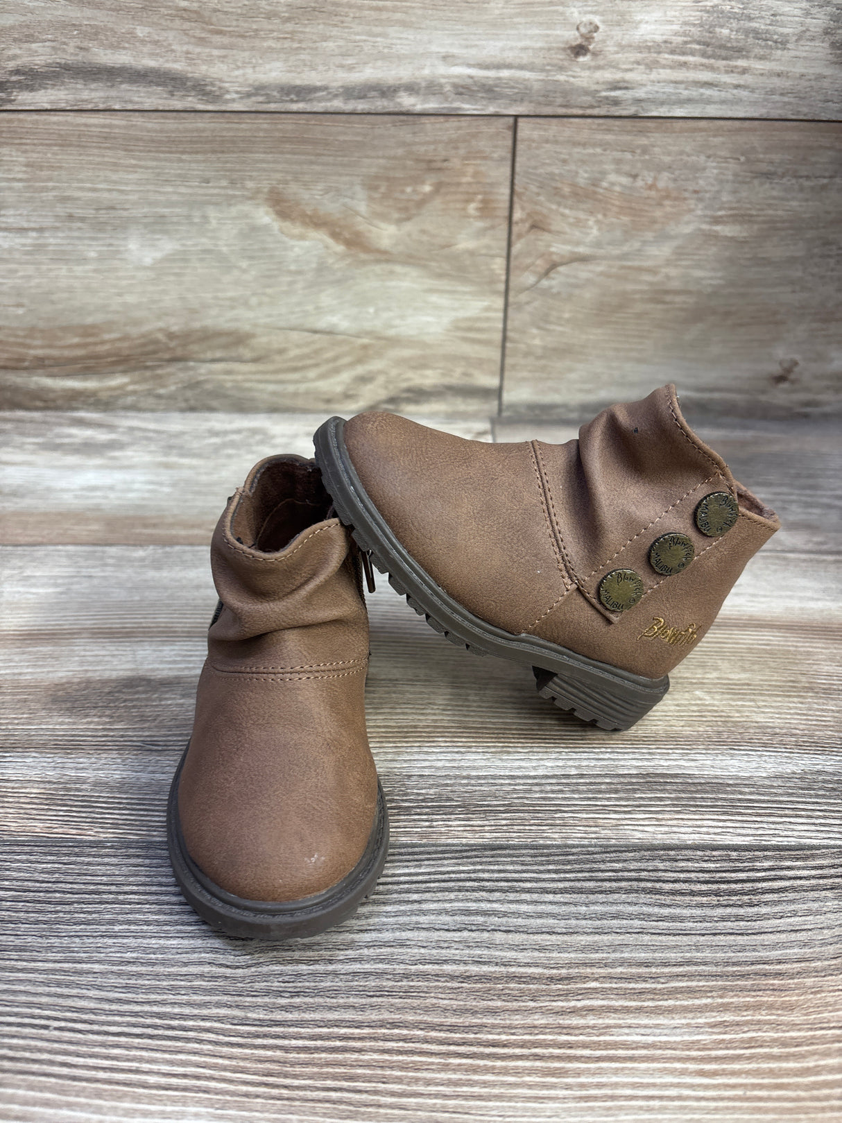 Blowfish Malibu Ankle Boots Brown sz 6c