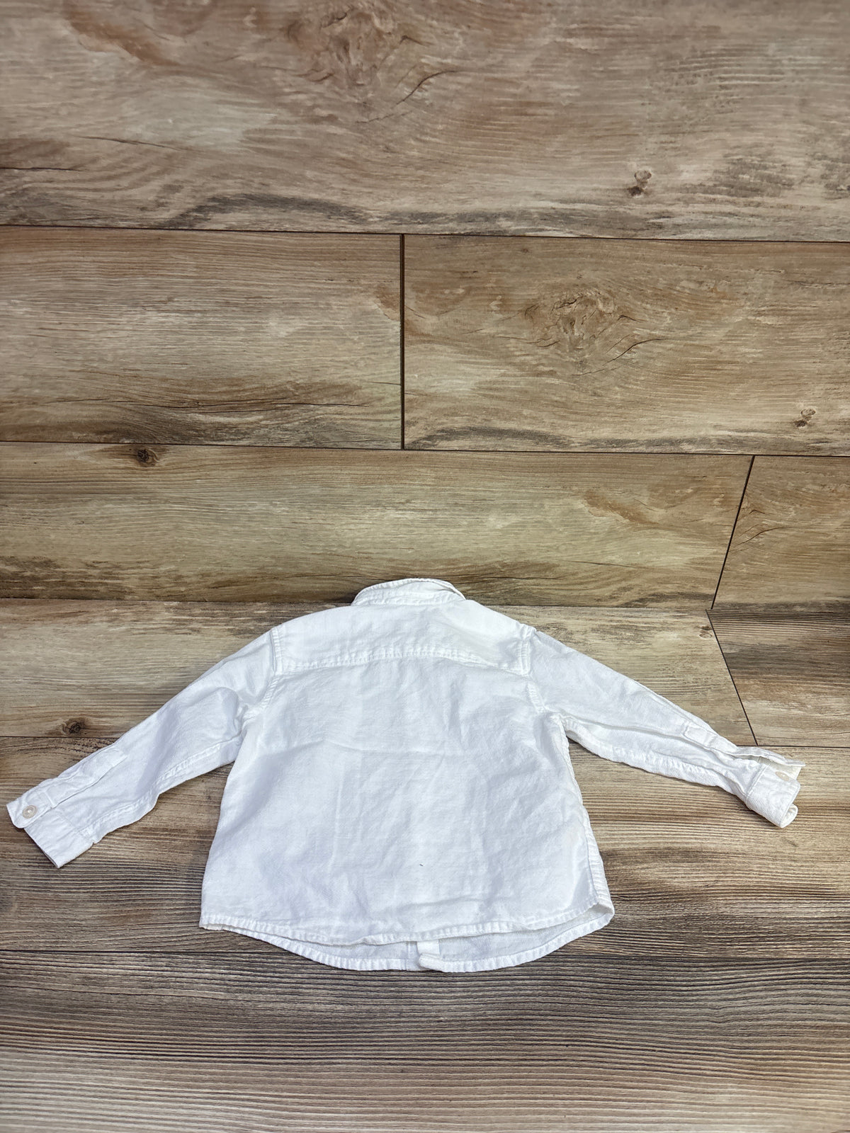 Zara Button-Up Shirt White sz 12-18m
