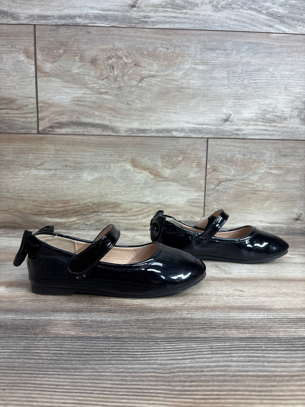 Pandaninjia Mary Jane Bow Ballet Flats Black sz 12c